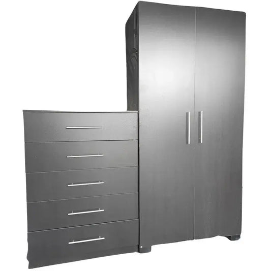 Freestanding 2 Door No Drawers & 5 Drawer Chest Combo | City CupboardsĀ®. Made in RSA - Quality. Pay on delivery. Full warranty & guarantee. 1-2 day delivery. Click for more.