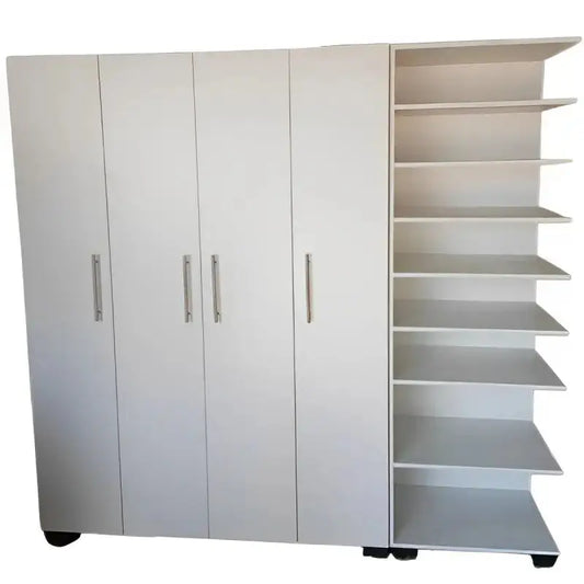 Freestanding 4 Door No Drawers & Shelves Combo | City CupboardsĀ®. Made in RSA - Quality. Pay on delivery. Full warranty & guarantee. 1-2 day delivery. Click for more.