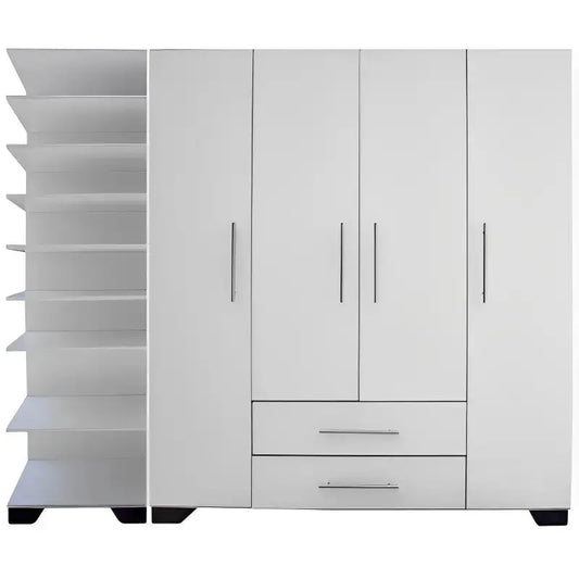 Freestanding 4 Door With Drawers & Shelves Combo | City CupboardsĀ®. Made in RSA - Quality. Pay on delivery. Full warranty & guarantee. 1-2 day delivery. Click for more.
