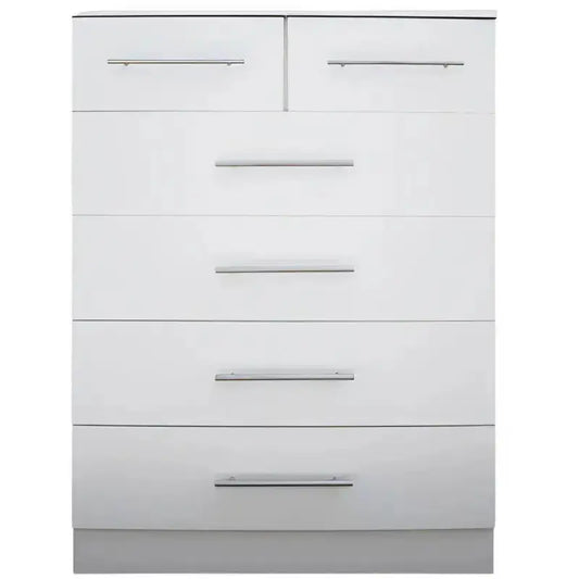 Freestanding 5 Drawer White Chest of Drawers | City CupboardsĀ®. Made in RSA - Quality. Pay on delivery. Full warranty & guarantee incl. 1-2 day delivery. Click for more.