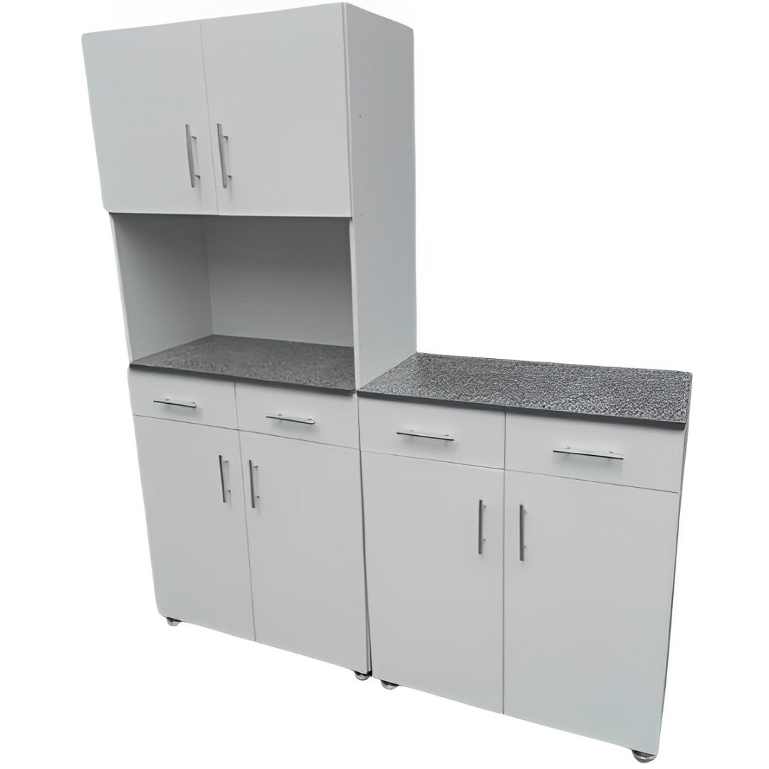 2 Piece Cheap Kitchen Cupboards With 6 Doors and Drawers | City Cupboards®. Made in RSA - Quality. Pay on delivery. Full warranty & guarantee. 1-2 day delivery. Click here.