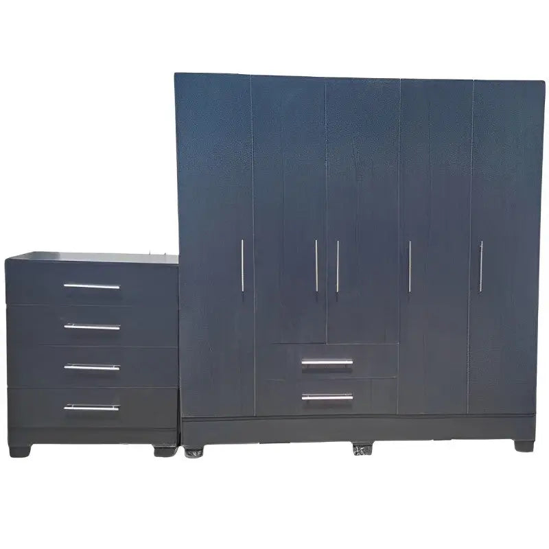 Freestanding 5 Door With Drawers & 4 Drawer Chest Combo | City Cupboards®. Made in RSA - Quality. Pay on delivery. Full warranty & guarantee. 1-2 day delivery. Click here.