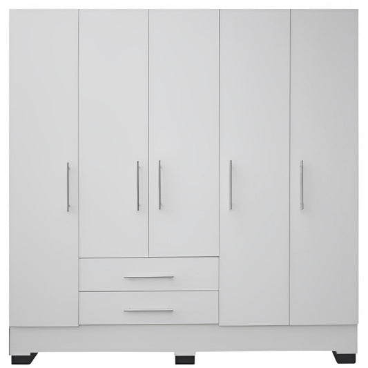 5 Door Clothing Cupboard With Drawers | City Cupboards®. Made in RSA - highest quality. Only pay on delivery. Full warranty & guarantee. 1-2 day delivery. Click for more.