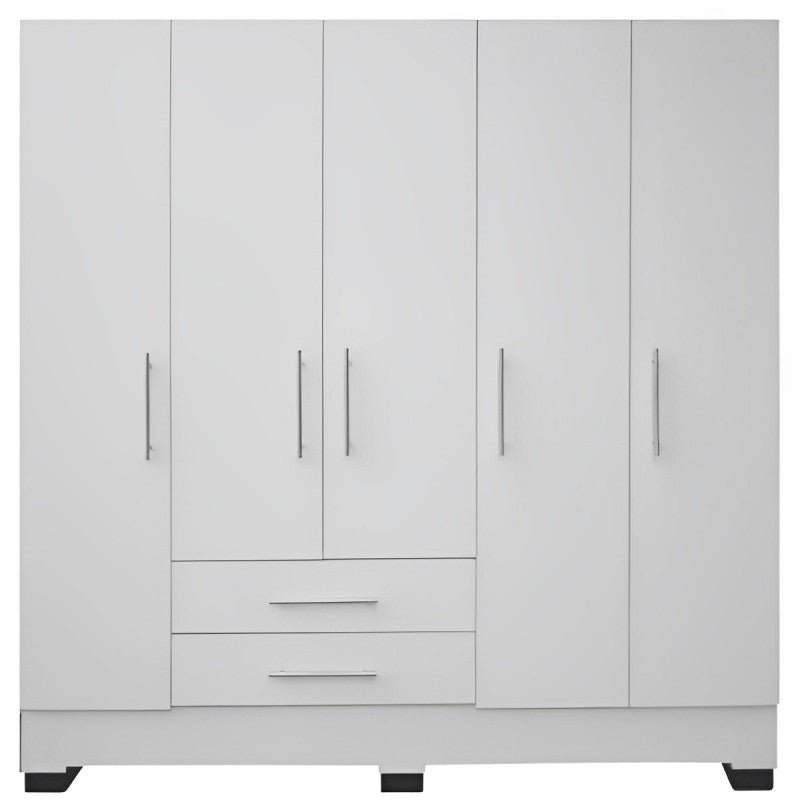 5 Door Clothing Cupboard With Drawers | City Cupboards®. Made in RSA - highest quality. Only pay on delivery. Full warranty & guarantee. 1-2 day delivery. Click for more.