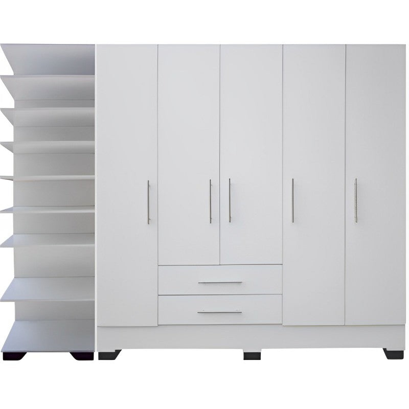 5 Door With Drawers With Shoe Shelf Combo | City Cupboards®. Made in RSA - highest quality. Pay on delivery. Full warranty & guarantee. 1-2 day delivery. Click for more.