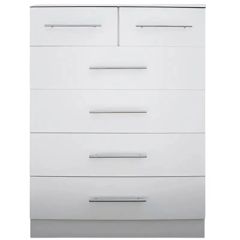 Freestanding 2 Door No Drawers & 5 Drawer Chest | City Cupboards®