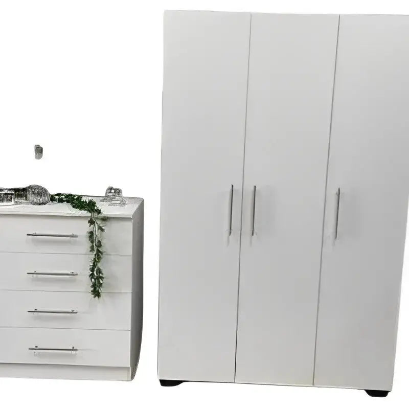 Freestanding 3 Door No Drawers & 4 Drawer Chest Combo | City Cupboards®. Made in RSA - Quality. Pay on delivery. Full warranty & guarantee. 1-2 day delivery. Click for more.