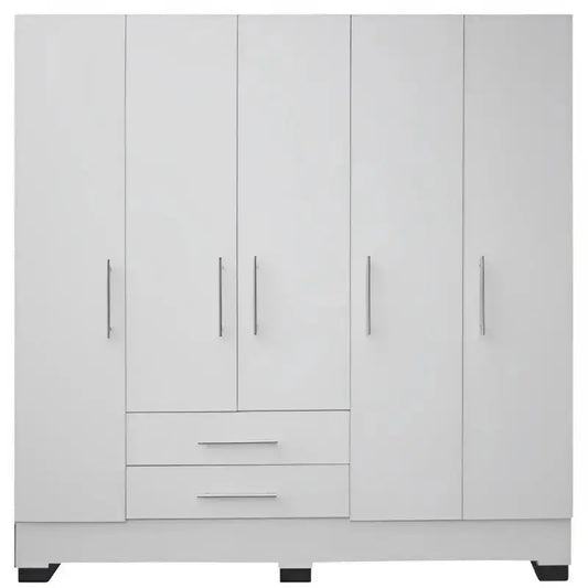 5 Door Clothing Cupboard With Drawers | City Cupboards®. Made in RSA - highest quality. Only pay on delivery. Full warranty & guarantee. 1-2 day delivery. Click for more.