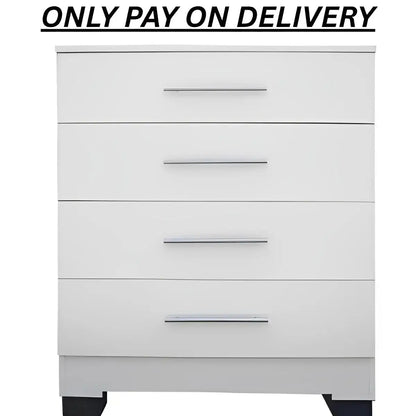 Cheap Wardrobe Combo With 4 Door & 4 Drawer Chest | City Cupboards®. Made in RSA - Quality. Pay on delivery. Full warranty & guarantee. 1-2 day delivery. Click here.